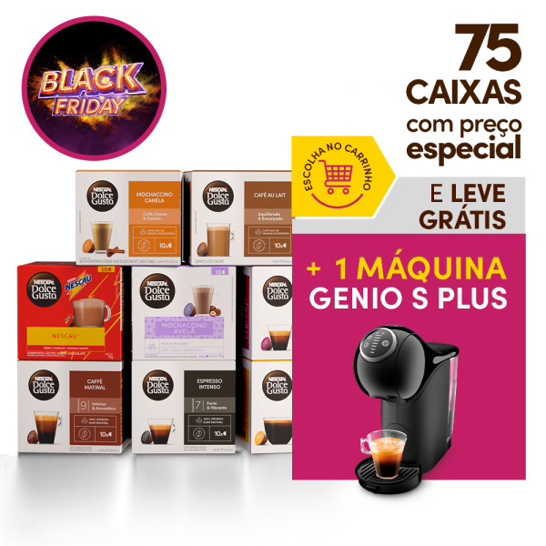 75 CAIXAS + 1 GENIO S PLUS | BLACK FRIDAY PARA NEGÓCIOS