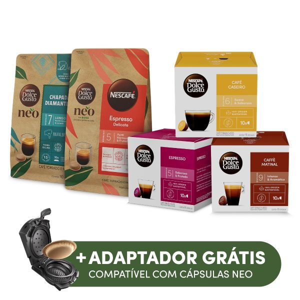 COMBO GERAÇÃO 1 + NEO - GANHE ADAPTADOR