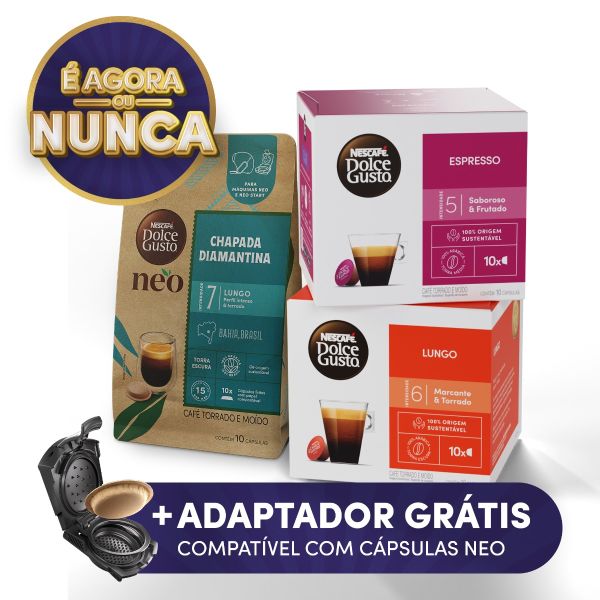 COMBO GERAÇÃO 1 + NEO - GANHE ADAPTADOR