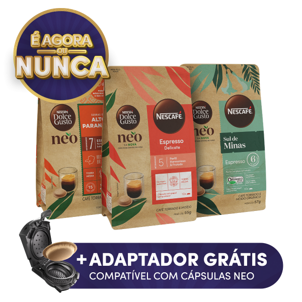 Combo compatíveis Adaptador NEO Start - 30 cápsulas