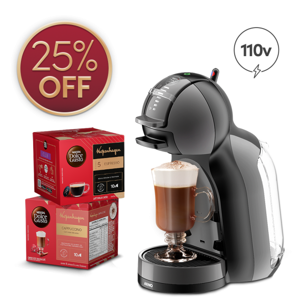 Kit Kopenhagen: Mini Me 110v + 20 cápsulas com 25% OFF