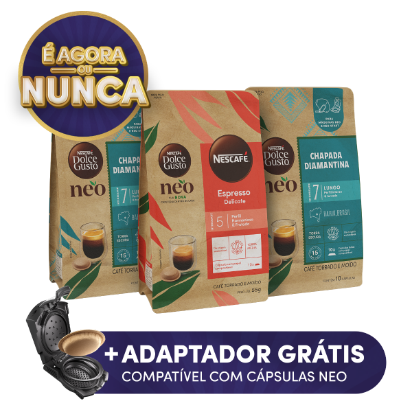 Combo compatíveis Adaptador NEO Start - 30 cápsulas