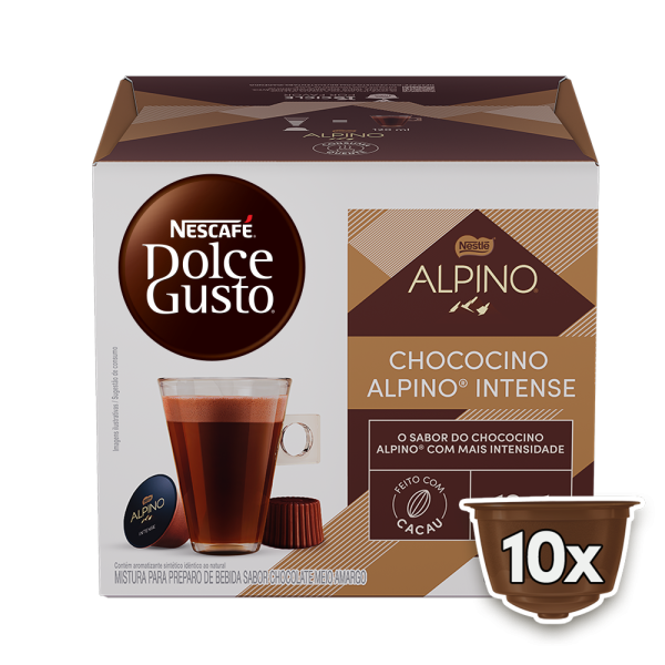CHOCOCINO ALPINO INTENSE 10 CÁPSULAS 