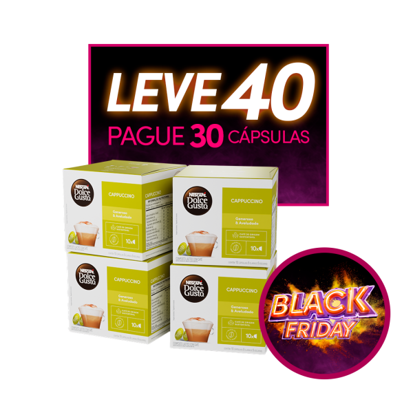 COMBO CAPPUCCINO LEVE 40 PAGUE 30