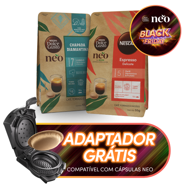 Combo compatíveis Adaptador NEO Start - 20 cápsulas