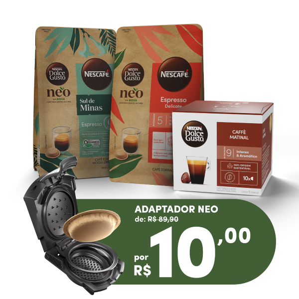 KIT ORIGINAL + CAFÉ NEO + ADAPTADOR NEO START