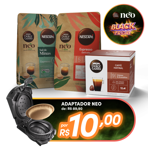 KIT ORIGINAL + CAFÉ NEO + ADAPTADOR NEO START