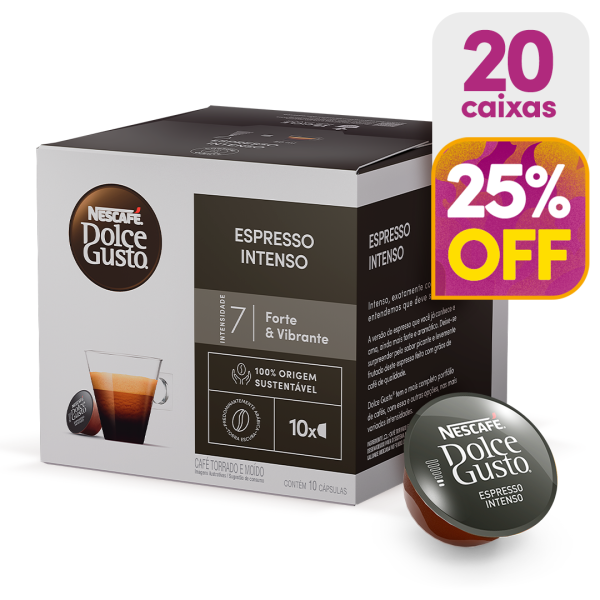ESPRESSO INTENSO 20 CAIXAS - 25% OFF | PARA NEGÓCIOS