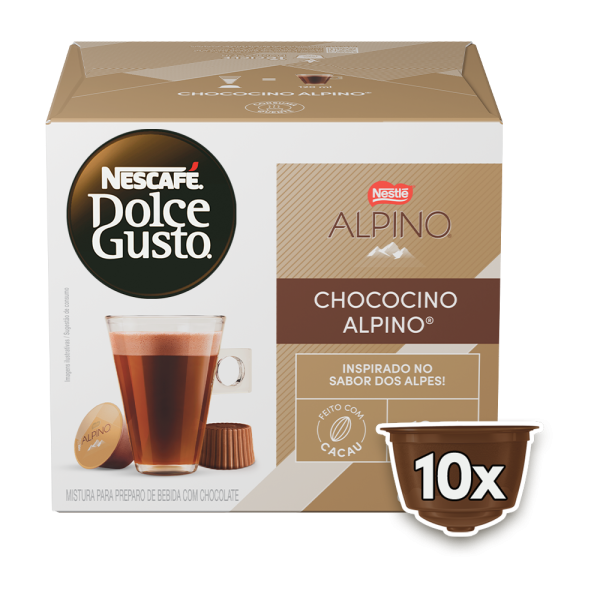 CHOCOCINO ALPINO 10 CÁPSULAS 