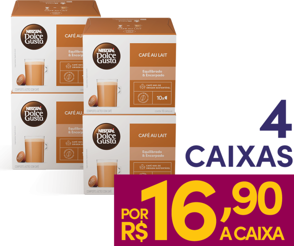 COMBO AU LAIT 4 CAIXAS