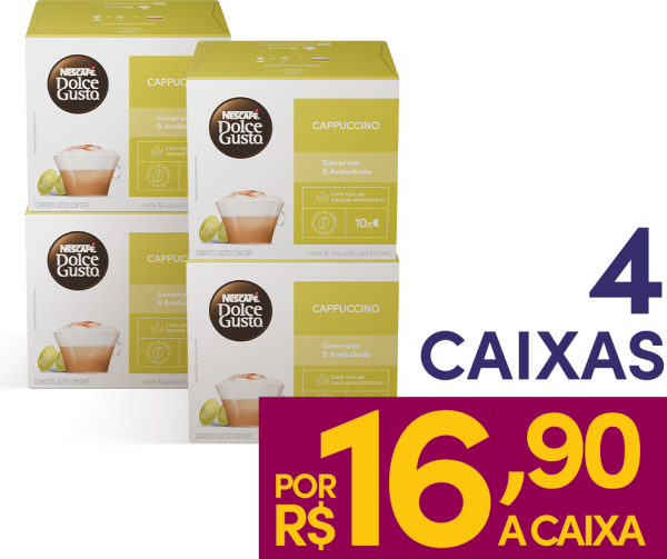 COMBO CAPPUCCINO 4 CAIXAS
