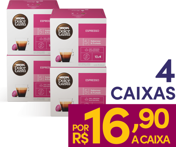 COMBO ESPRESSO 4 CAIXAS