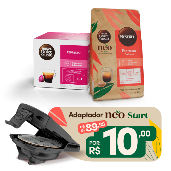 KIT ORIGINAL + CAFÉ NEO + ADAPTADOR NEO START
