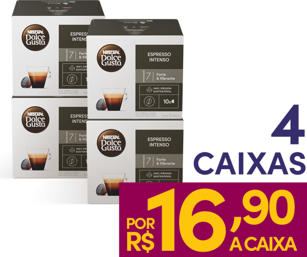 COMBO ESPRESSO INTENSO 4 CAIXAS