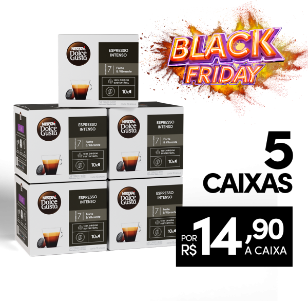 COMBO ESPRESSO INTENSO 5 CAIXAS | ESPECIAL BLACK FRIDAY