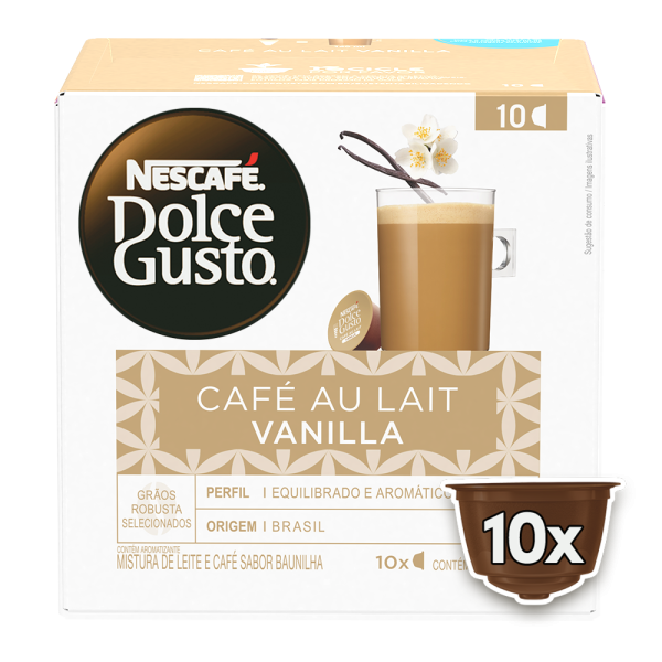CAFÉ AU LAIT VANILLA 10 CÁPSULAS