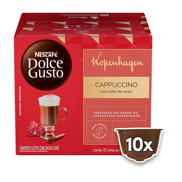 KOPENHAGEN CAPPUCCINO 10 CÁPSULAS