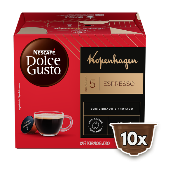 Embalagem Kopenhagen Espresso com capsula x10