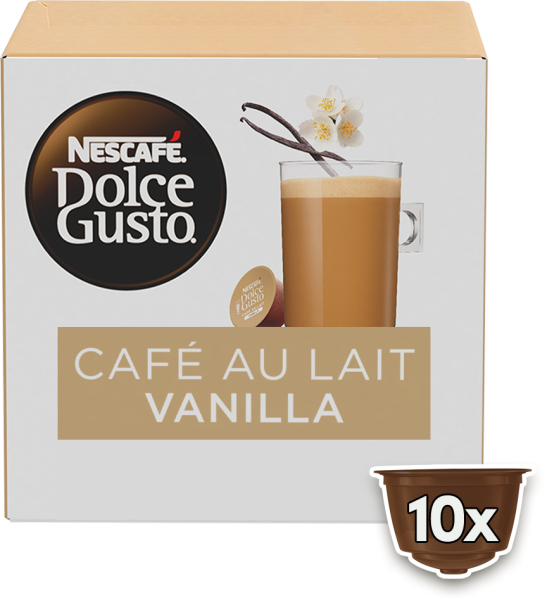 CAFÉ AU LAIT VANILLA 10 CÁPSULAS
