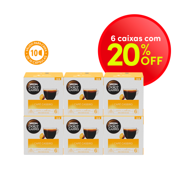 COMBO CASEIRO 6 CAIXAS COM 20% OFF