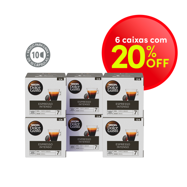 COMBO ESPRESSO INTENSO 6 CAIXAS COM 20% OFF