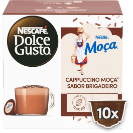 CAPPUCCINO MOÇA SABOR BRIGADEIRO 10 CÁPSULAS