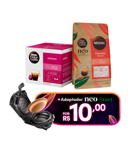 KIT ESPRESSO + CAF&Eacute; NEO + ADAPTADOR