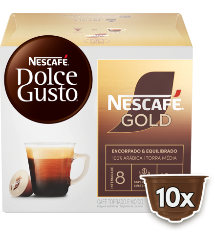 LUNGO NESCAFÉ GOLD 10 CÁPSULAS