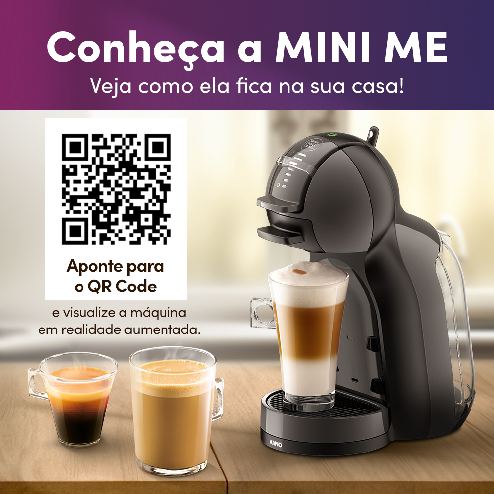 Mini Me Preta 220v | NESCAFÉ® Dolce Gusto®