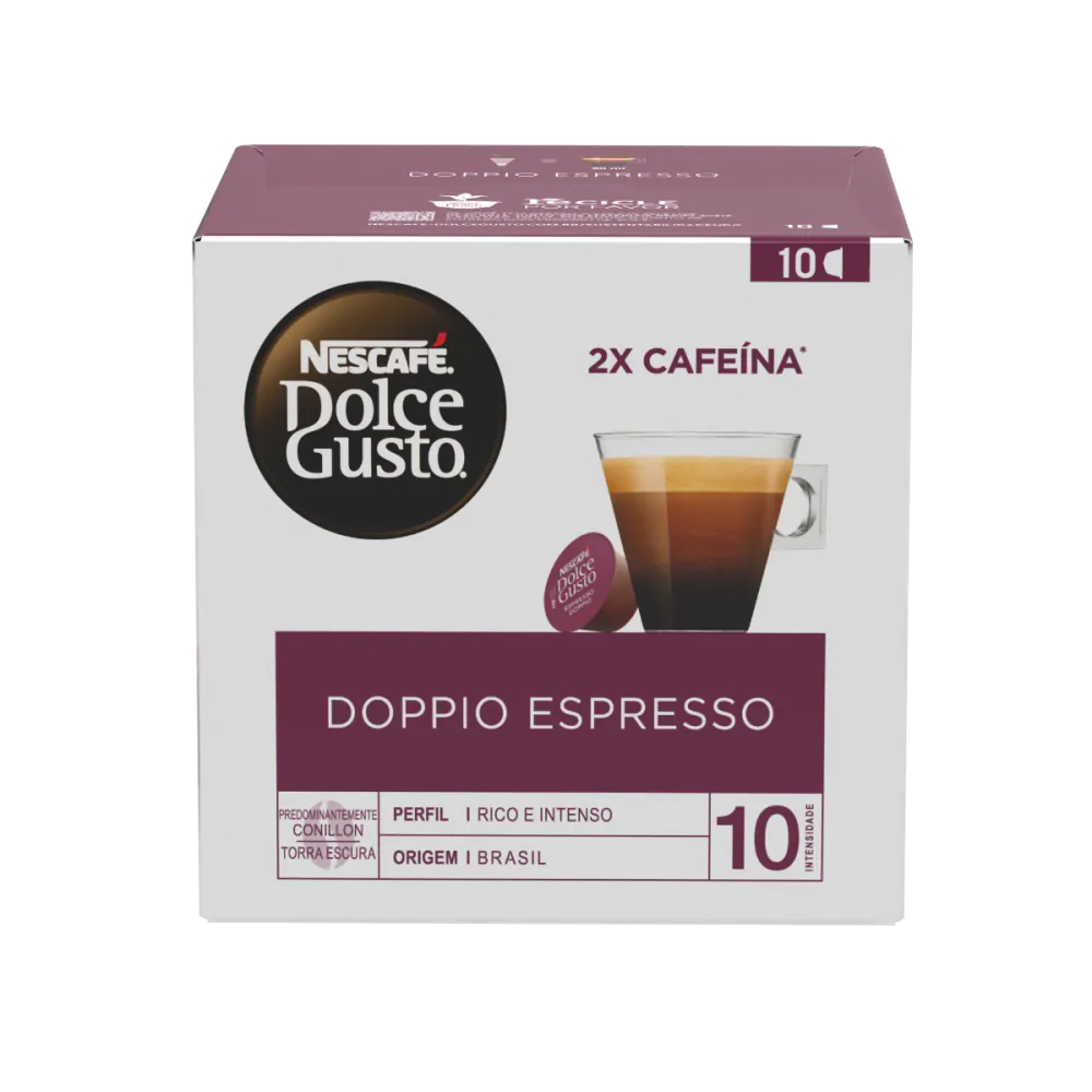 Doppio Espresso 10 Cápsulas Nescafé Dolce Gusto