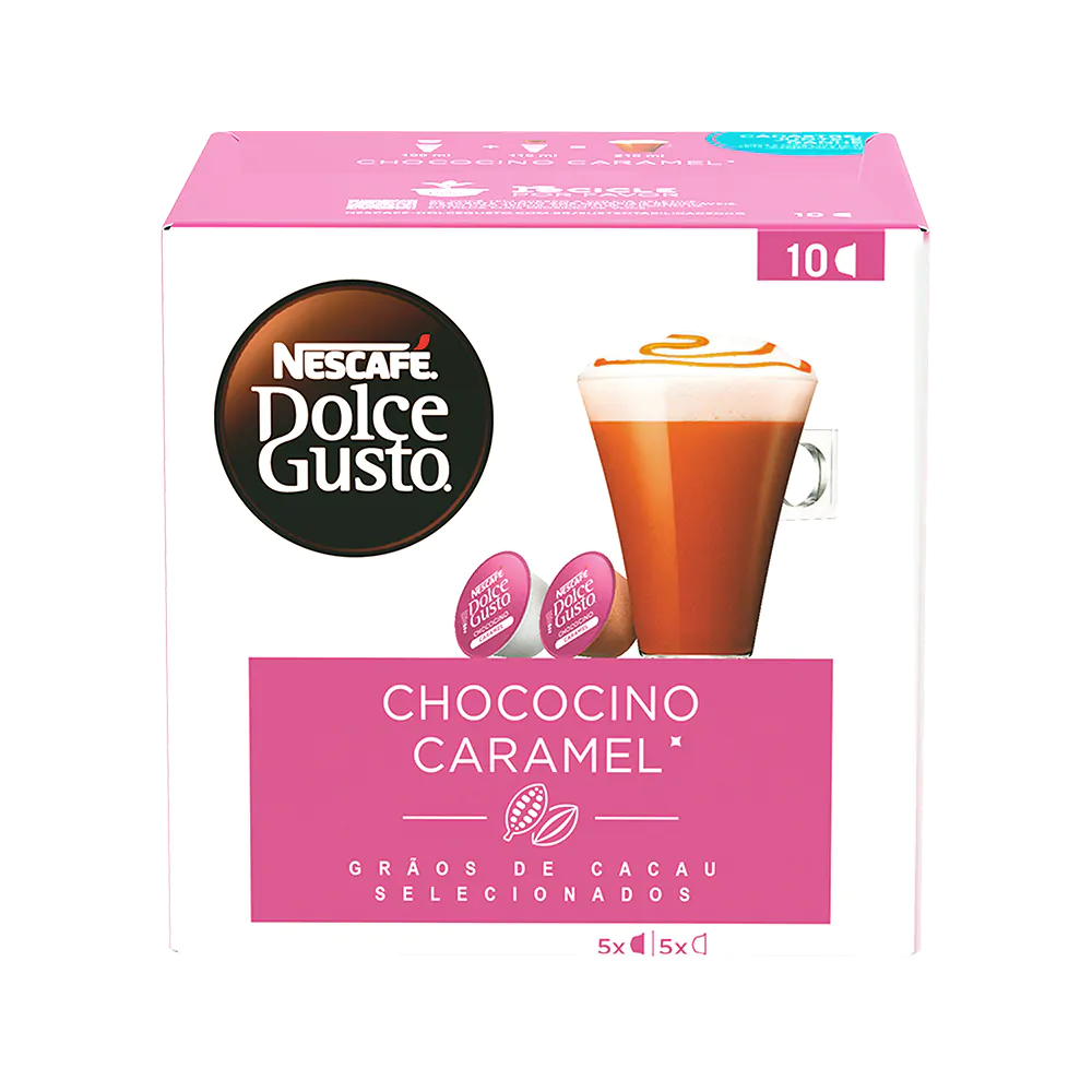 ▷ Chollo Pack 48 Cápsulas Nescafé Dolce Gusto Chococino Caramel