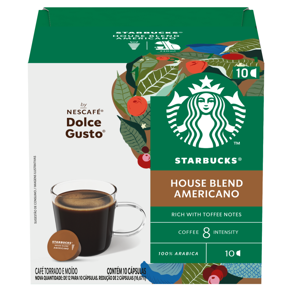 Cápsulas Starbucks Americano House Blend | Nescafé Dolce Gusto