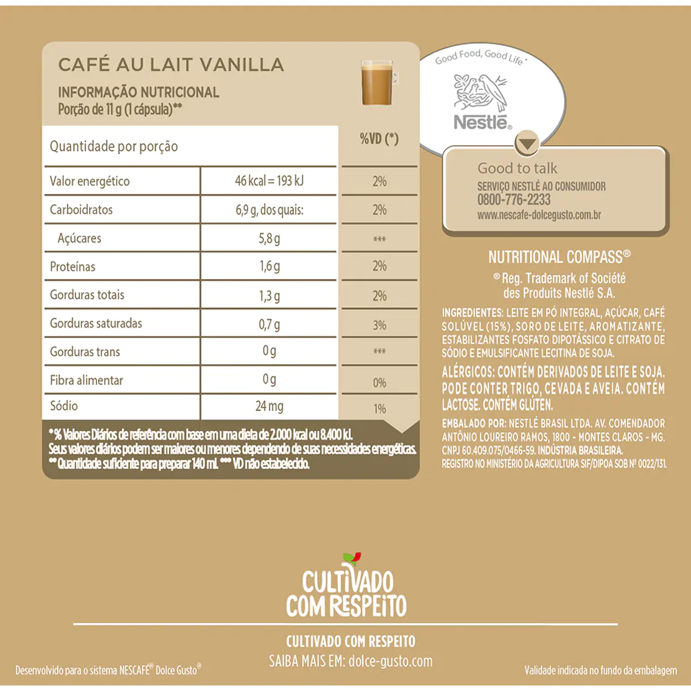 AU LAIT VANILLA
