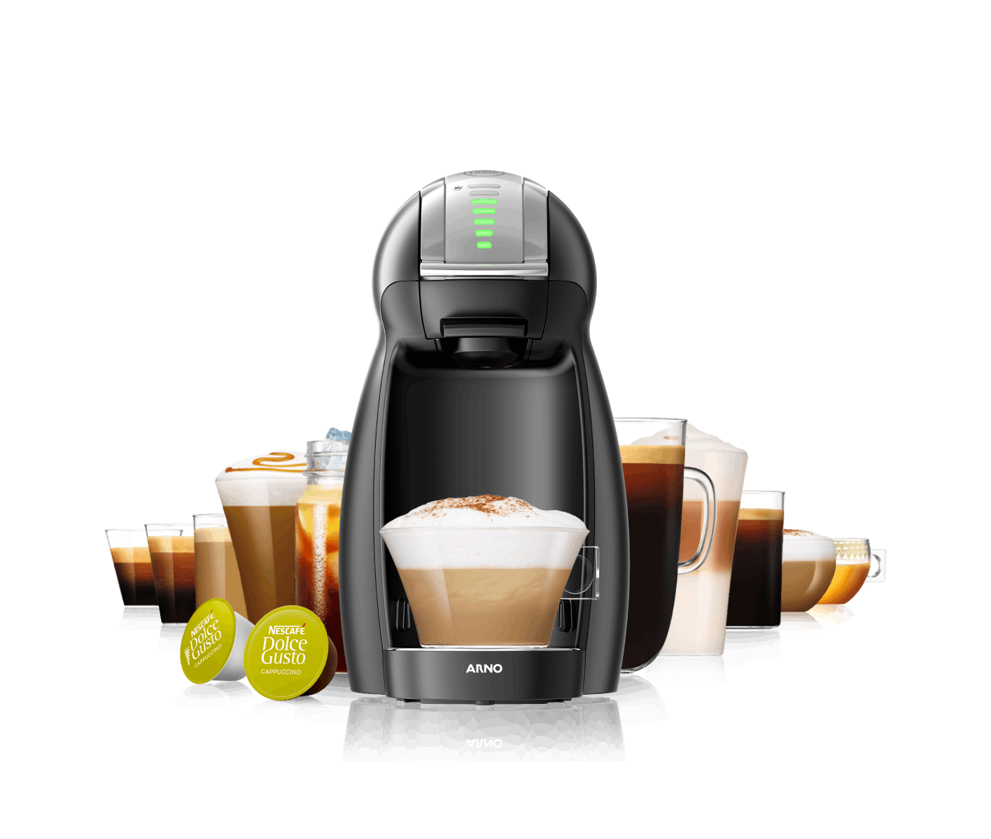 Genio II Automática Máquina de Café Preta (220V)