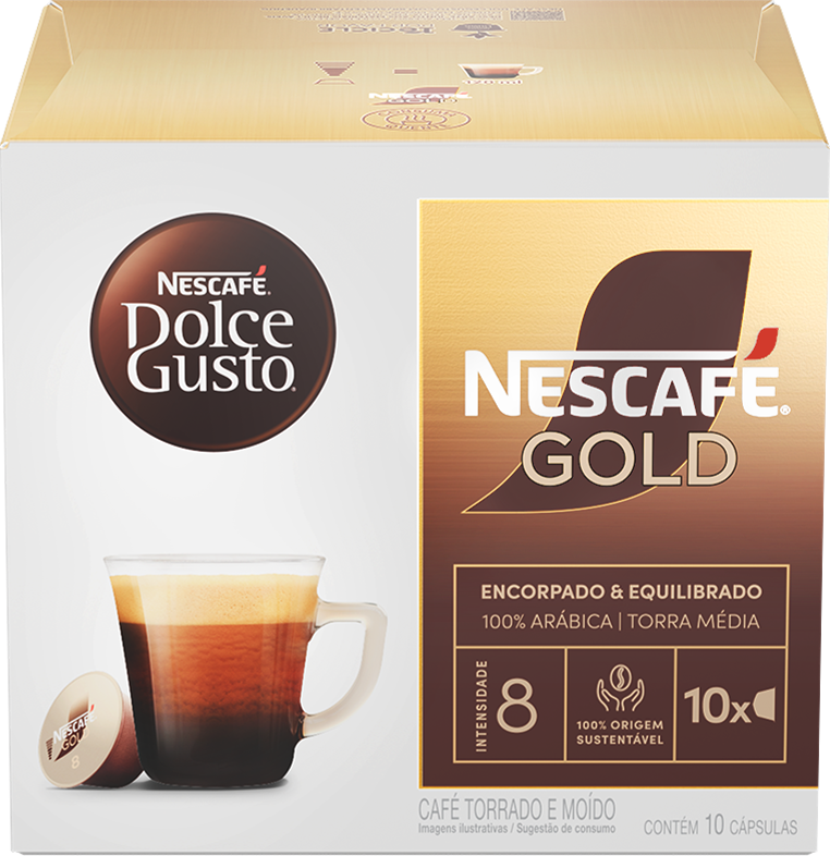 LUNGO NESCAFÉ GOLD 10 CÁPSULAS