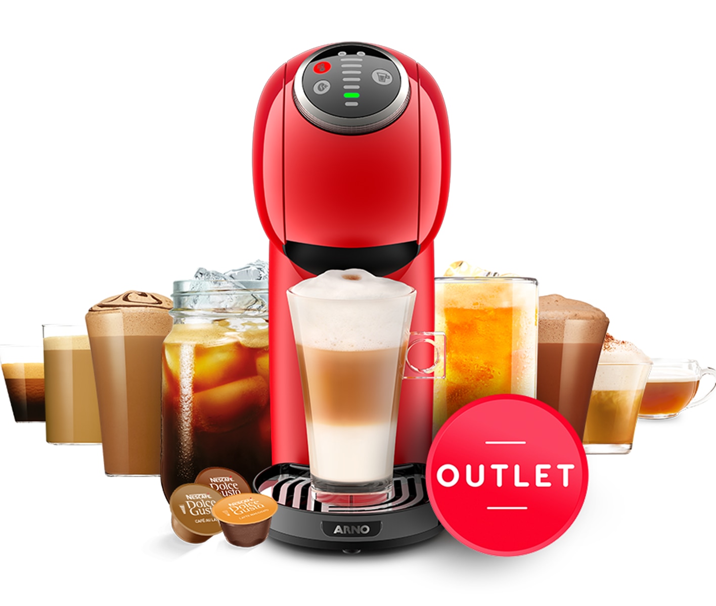 OUTLET Genio S Plus Vermelha 110v