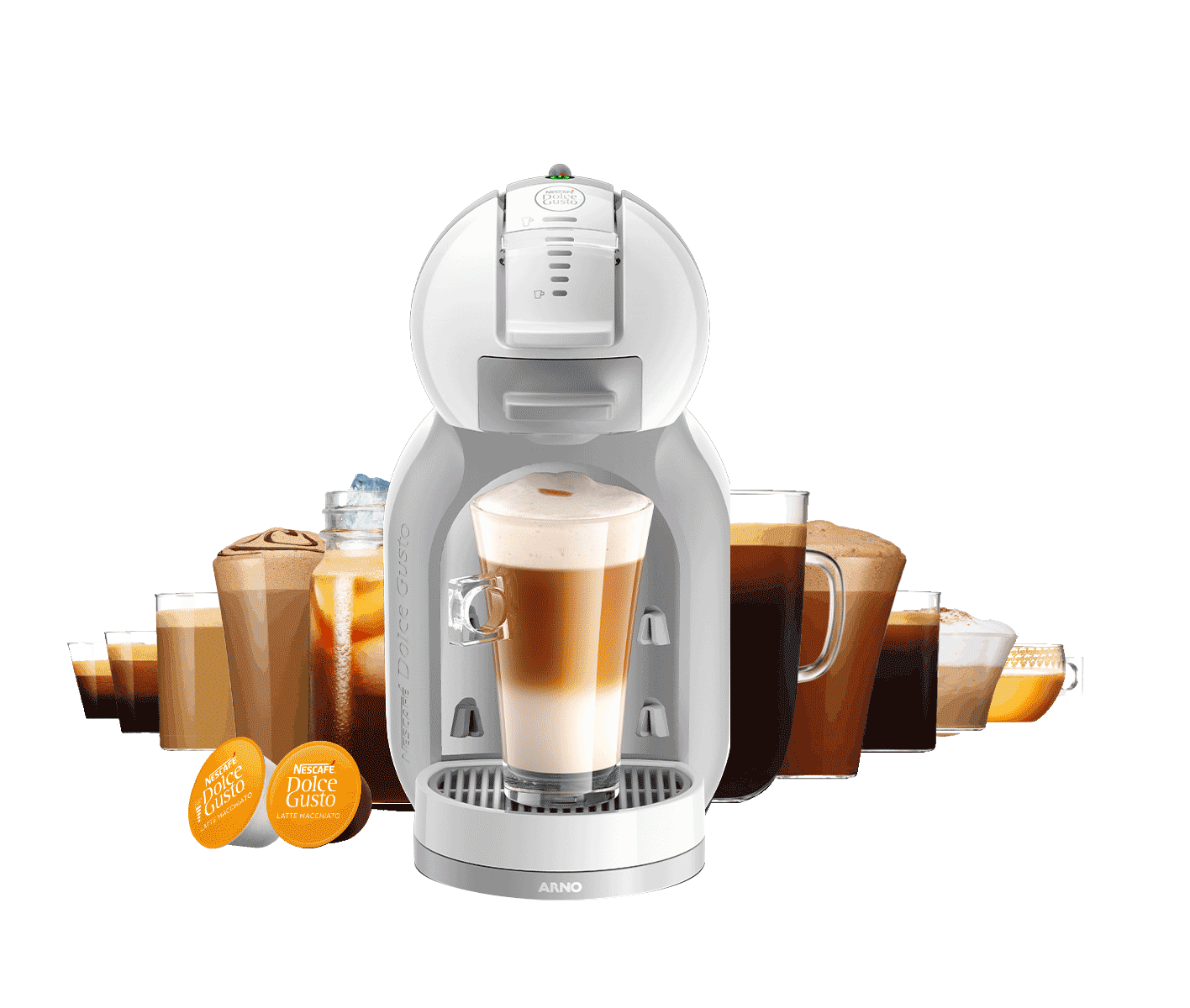 Mini Me Automática Máquina de Café Branca (220v)