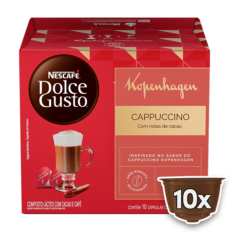 KOPENHAGEN CAPPUCINO 10 CÁPSULAS