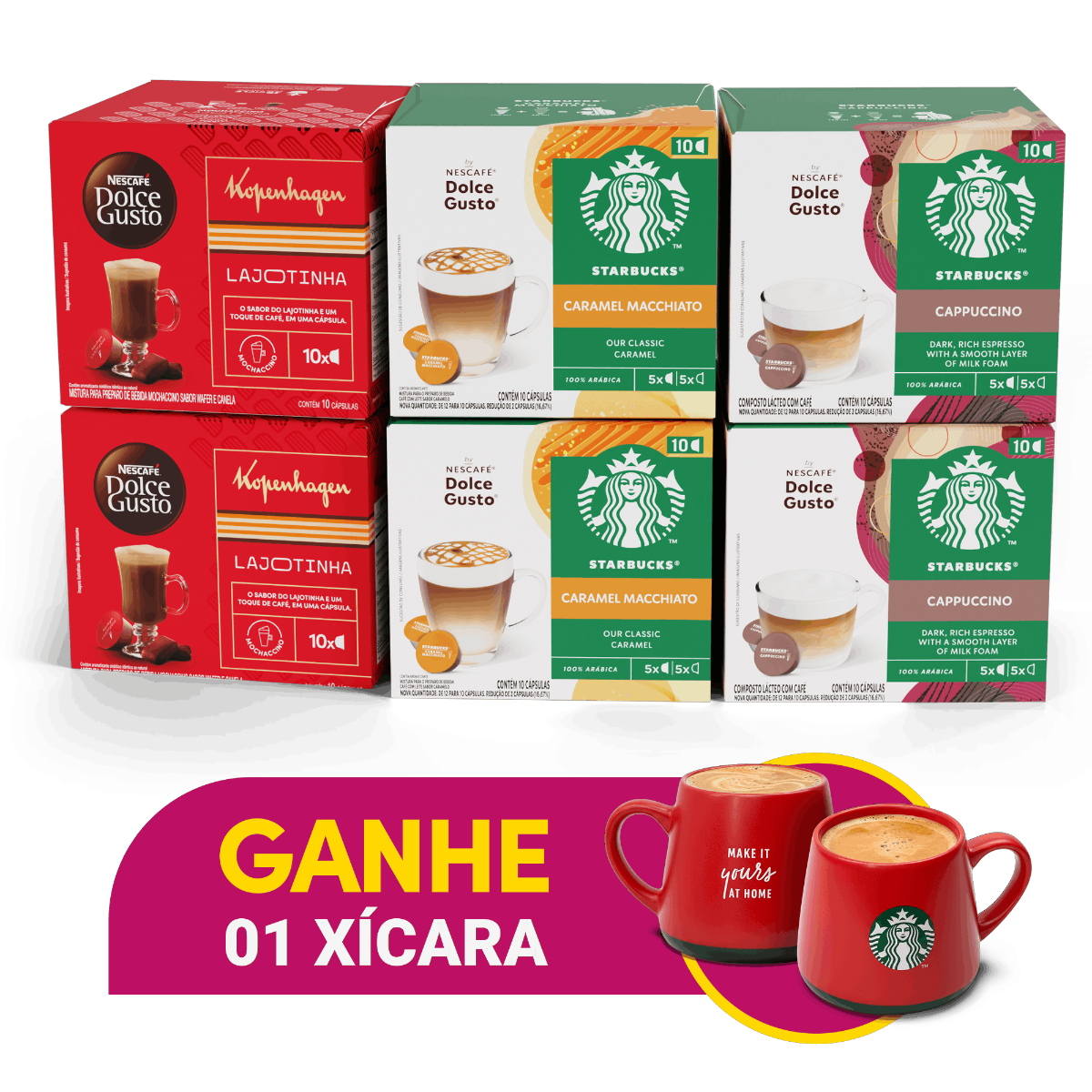 COMBO LATTES + XÍCARA SBUX