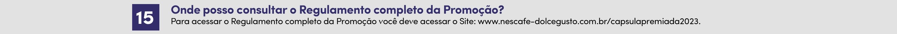 FAQ Cápsula Premiada 2023