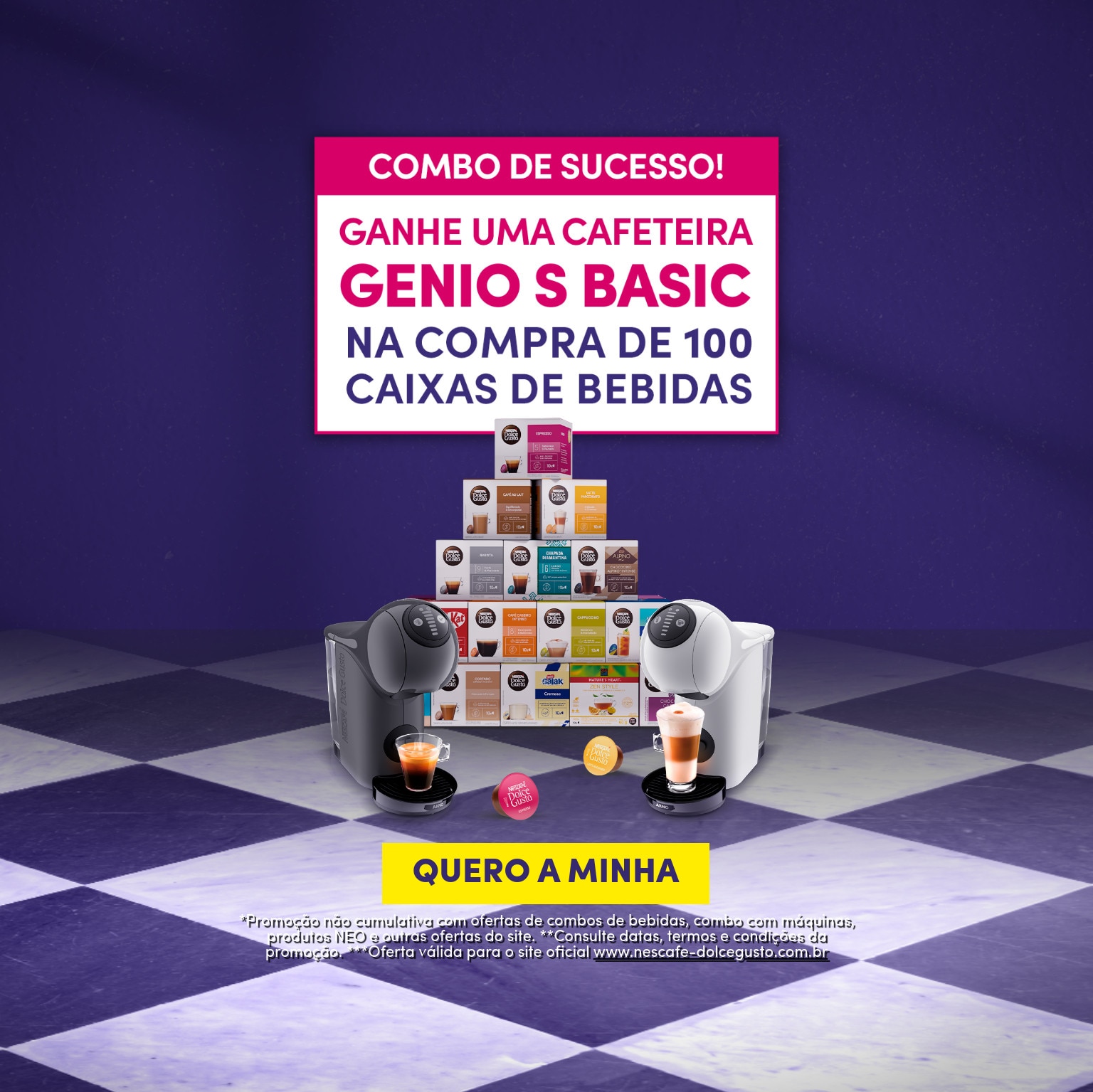 Combo com Máquina Banner