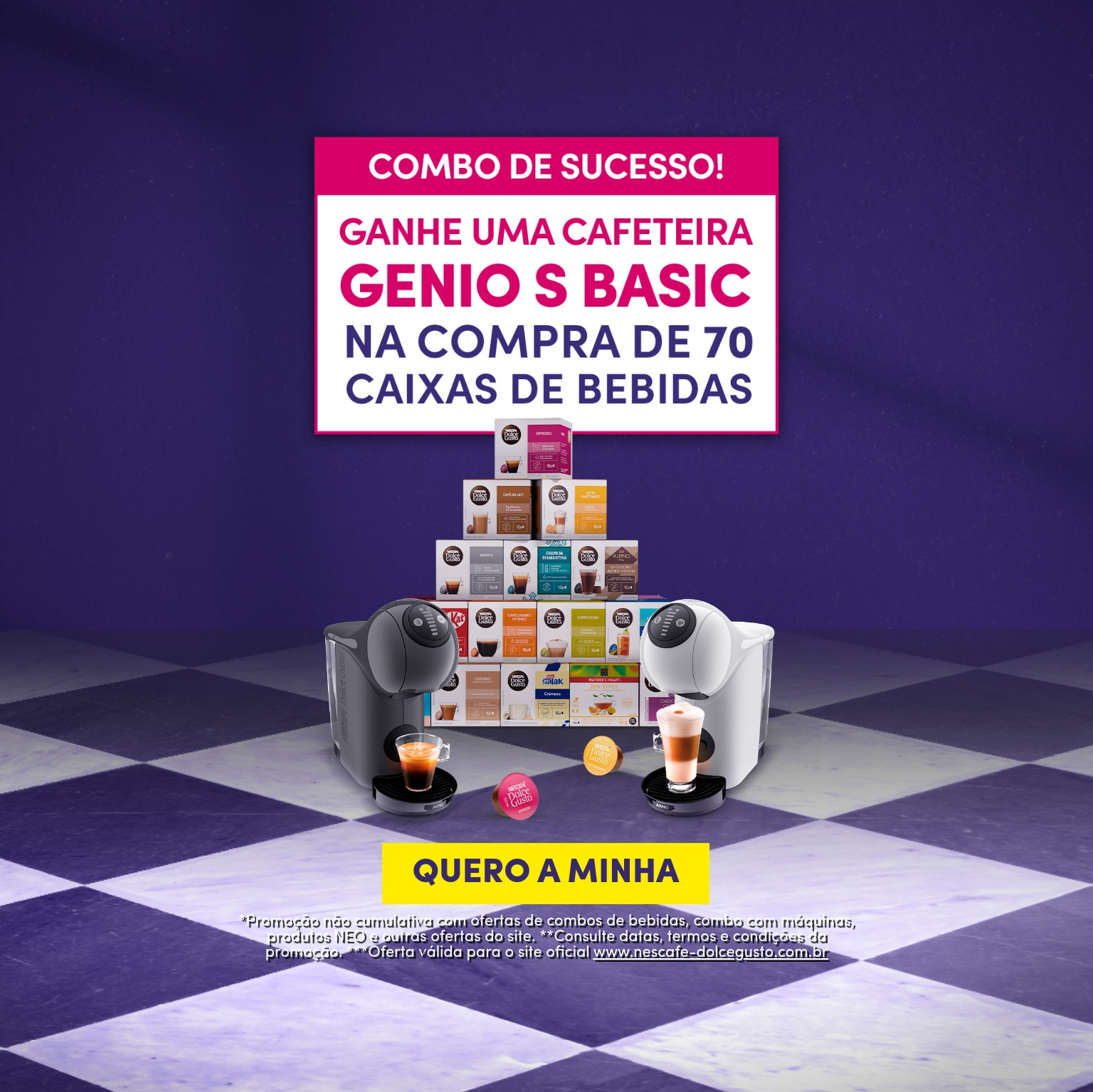 Combo com Máquina Banner