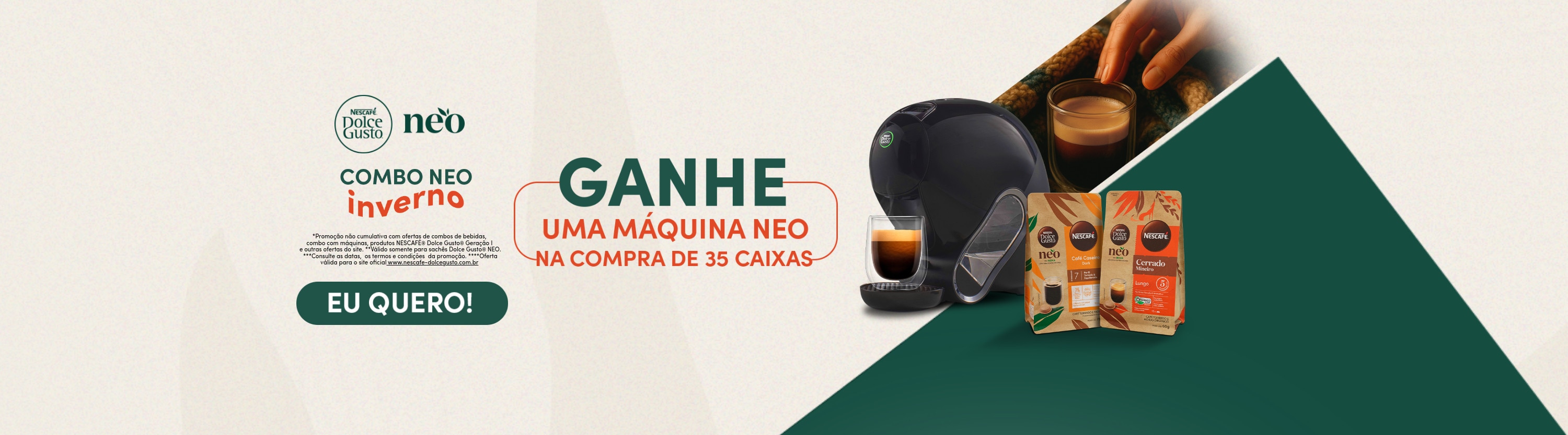 Combo com Máquina Banner