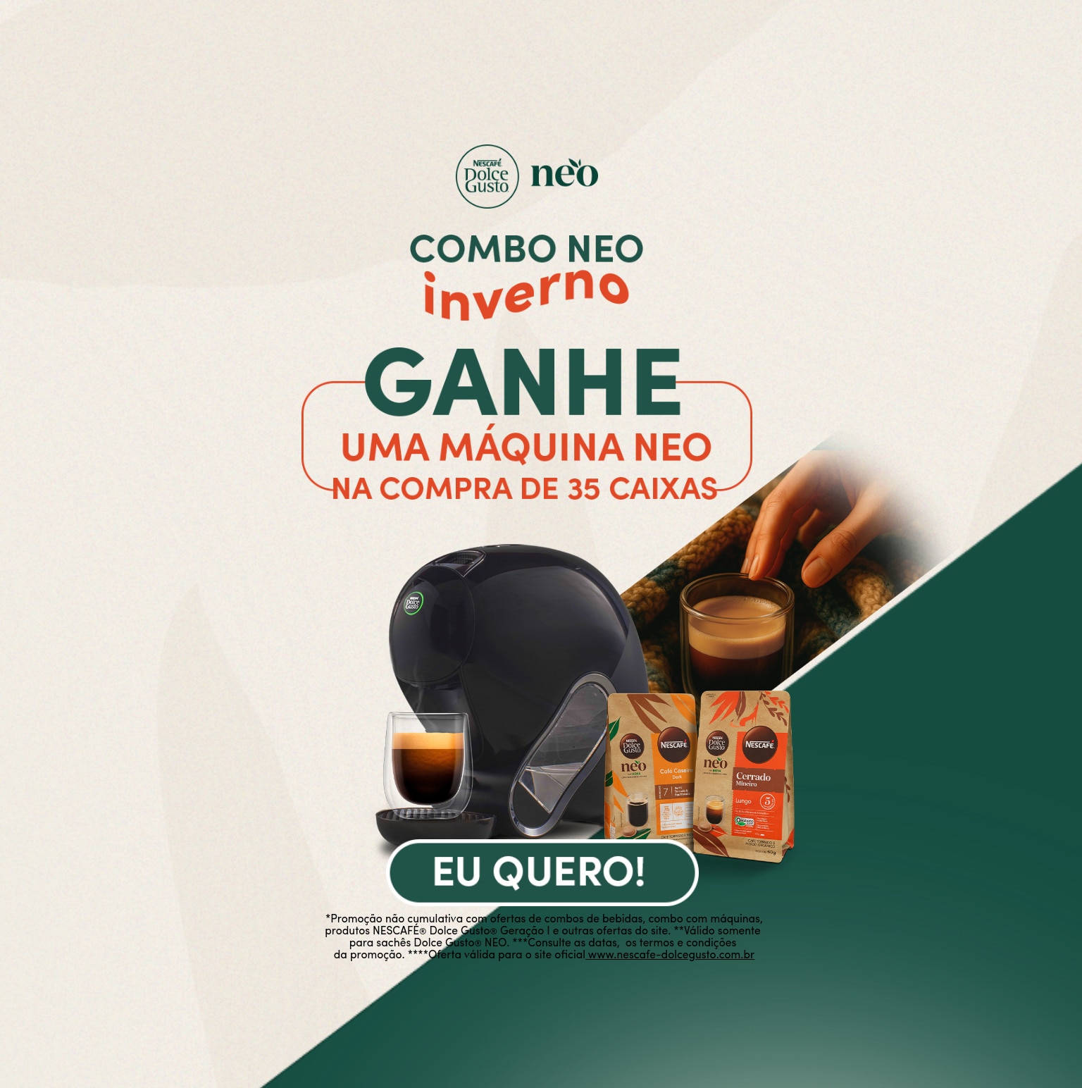 Combo com Máquina Banner