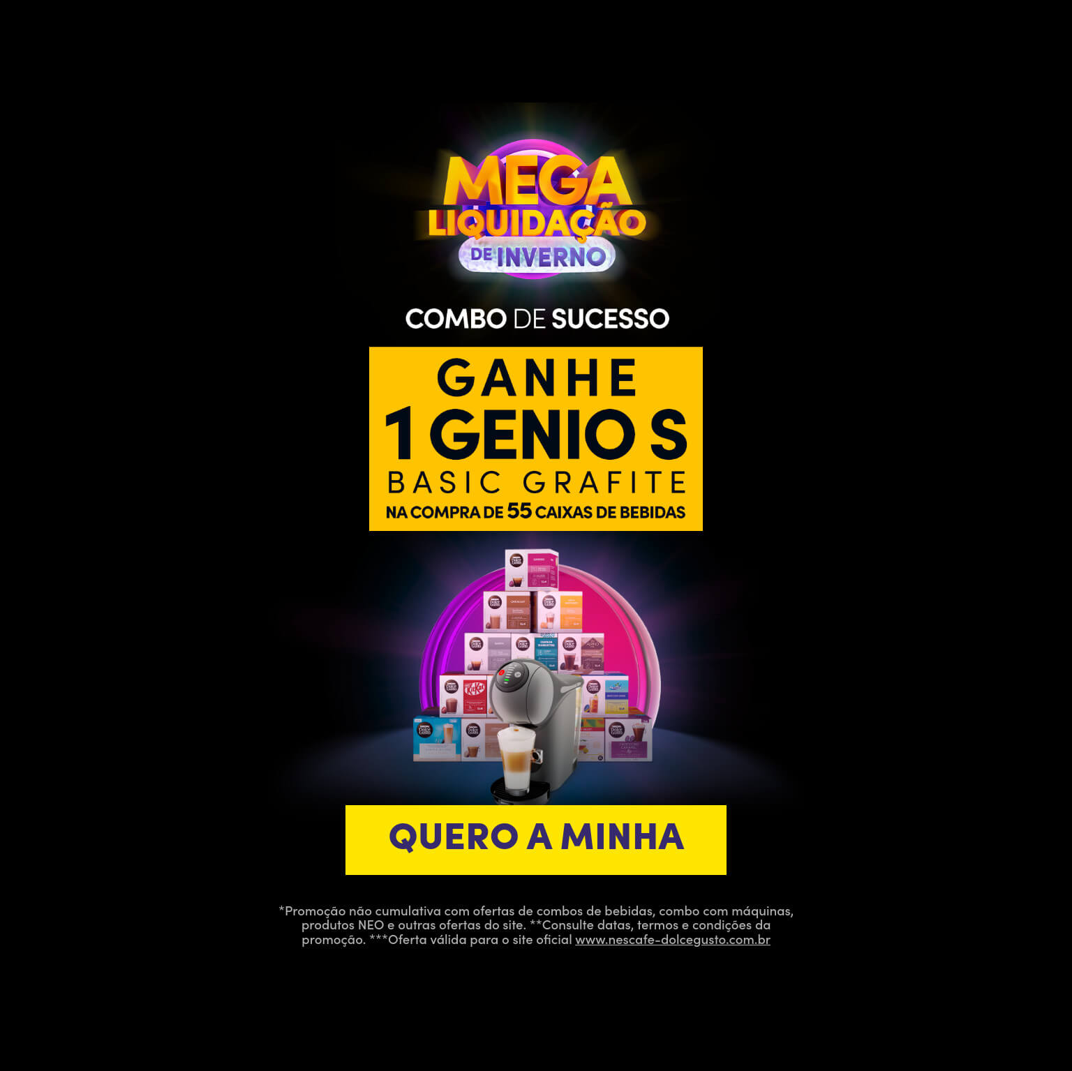 Combo com Máquina Banner