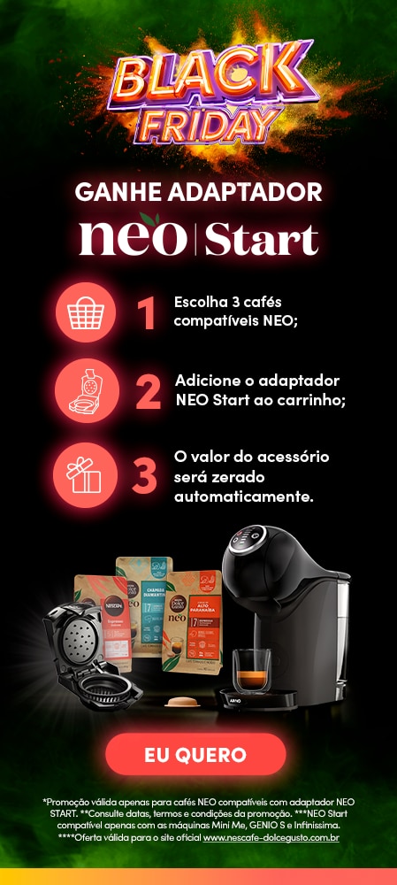promoção neo start adaptador dolce gusto