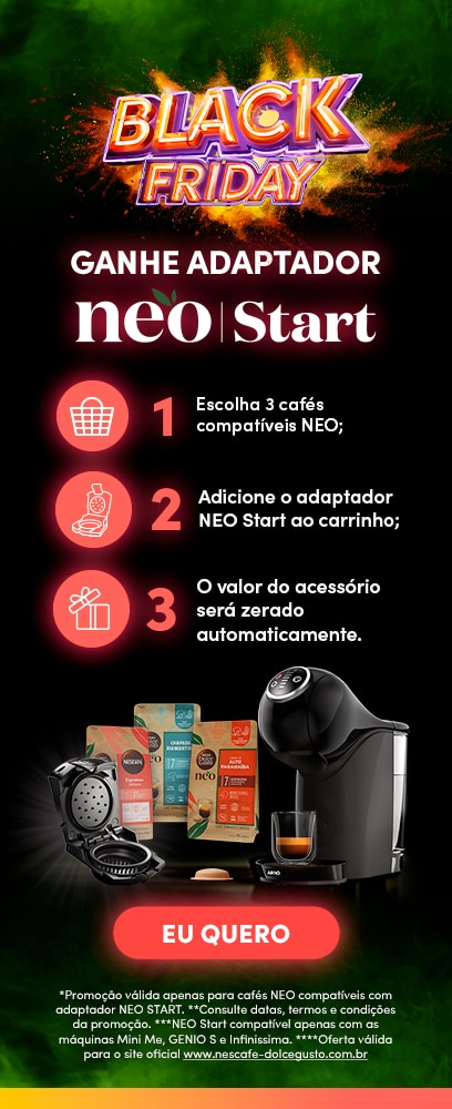promoção neo start adaptador dolce gusto