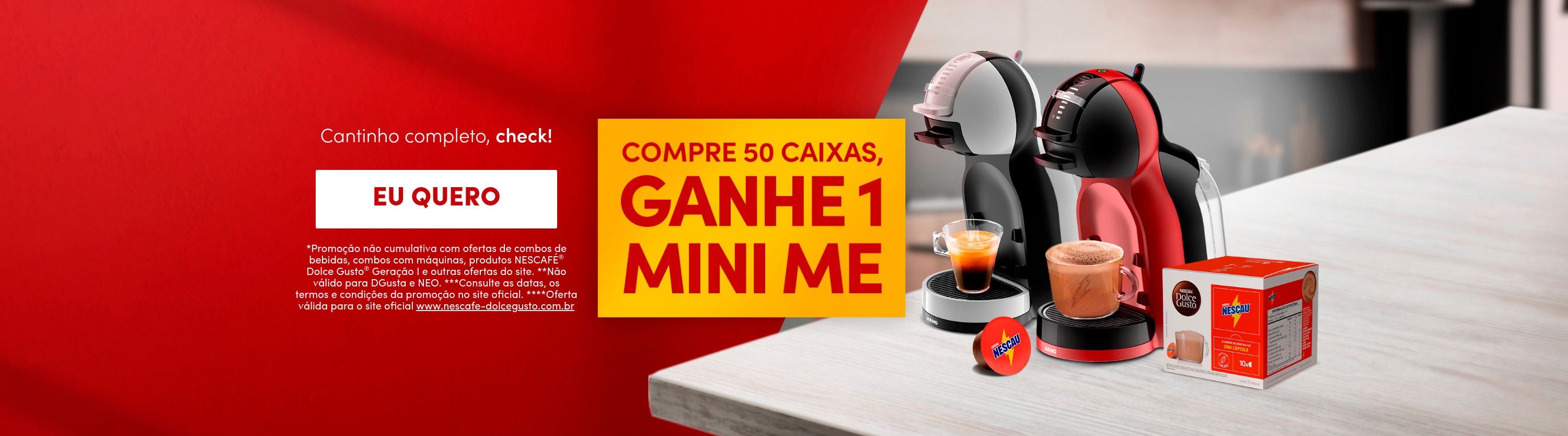 Combo com M&aacute;quina Banner