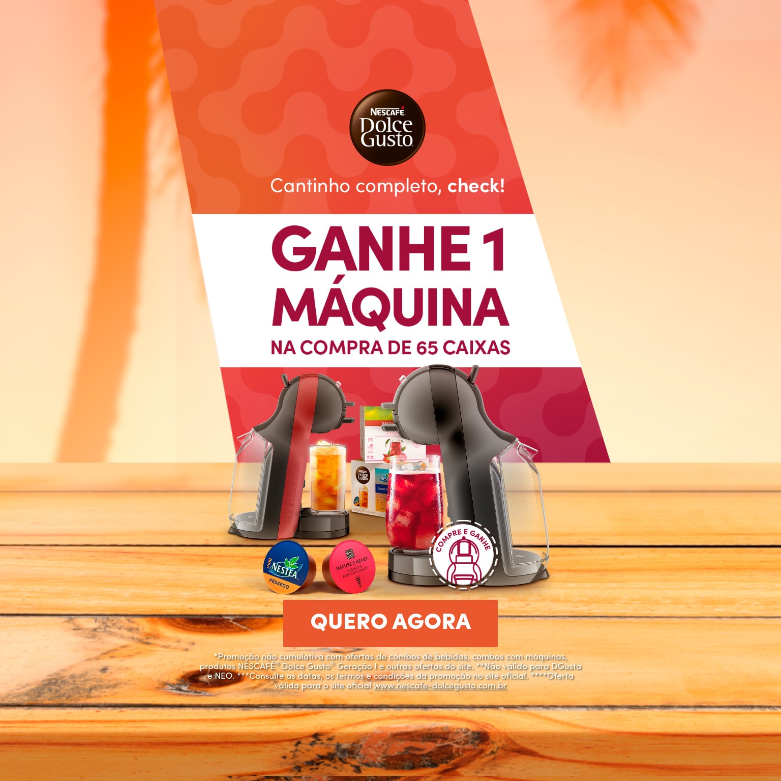 Combo com M&aacute;quina Banner