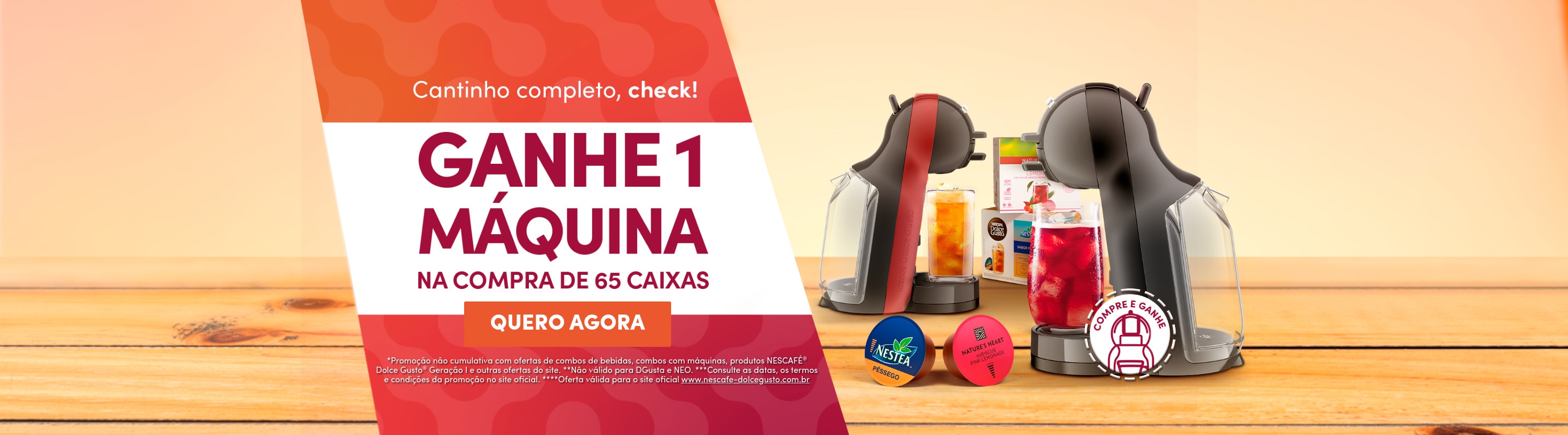 Combo com M&aacute;quina Banner